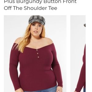 Rue21 off the shoulder ..brand new size 1x